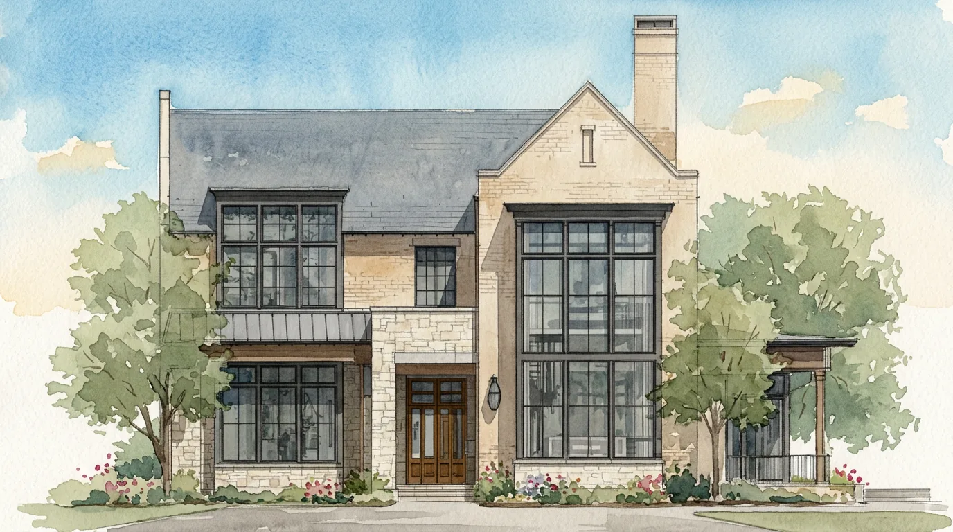 Transitional Homes — A Study in Style by Daniel Allen Designs