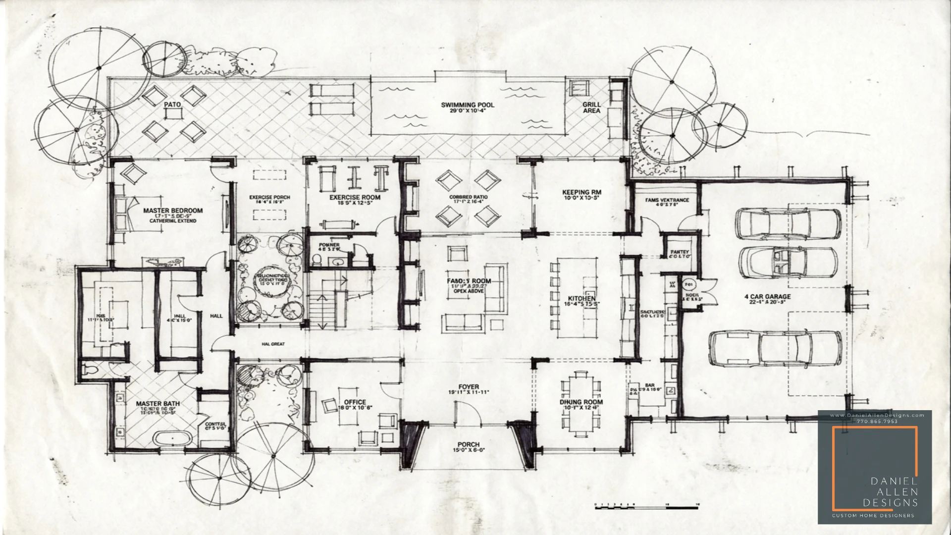 The Main Level Layout for The Chastain